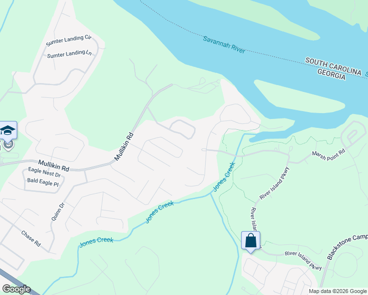 map of restaurants, bars, coffee shops, grocery stores, and more near 5144 Saddle Circle in Evans