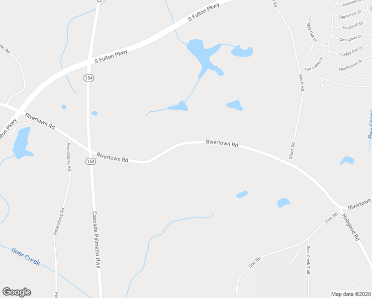 map of restaurants, bars, coffee shops, grocery stores, and more near 8350 RiverTown Road in Fairburn