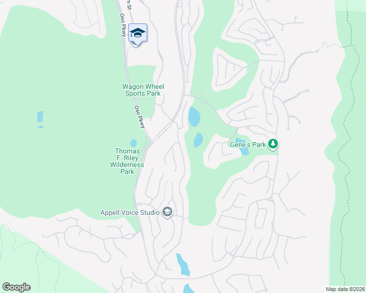 map of restaurants, bars, coffee shops, grocery stores, and more near 20 Water Lily Way in Coto de Caza