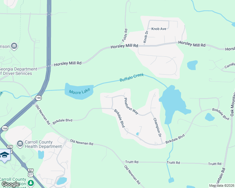 map of restaurants, bars, coffee shops, grocery stores, and more near 103 Kilarney Court in Carrollton