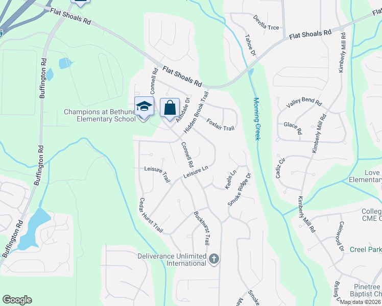 map of restaurants, bars, coffee shops, grocery stores, and more near 320 Pointer Court in College Park