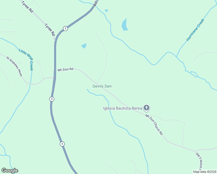 map of restaurants, bars, coffee shops, grocery stores, and more near 8292 Mount Zion Road in Whitesburg