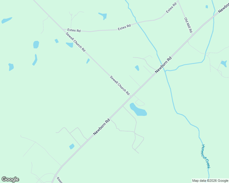 map of restaurants, bars, coffee shops, grocery stores, and more near 1060 Sewell Church Road in Mansfield