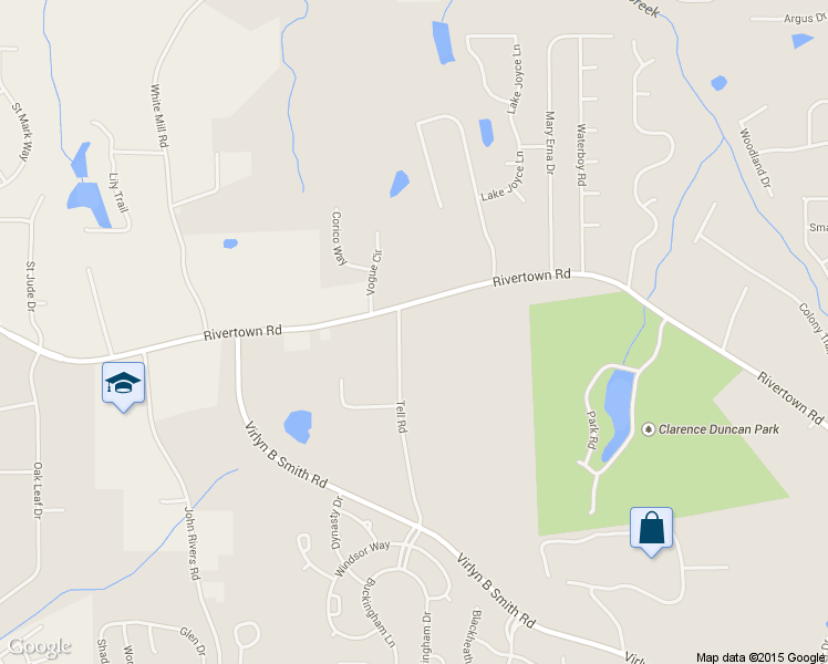 map of restaurants, bars, coffee shops, grocery stores, and more near 6740 Tell Rd in Fairburn