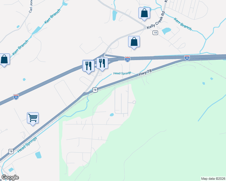 map of restaurants, bars, coffee shops, grocery stores, and more near 958 Trails End Road in Leeds