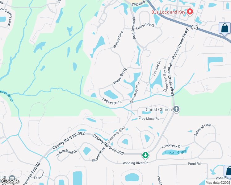 map of restaurants, bars, coffee shops, grocery stores, and more near 714 Woodcrest Way in Myrtle Beach