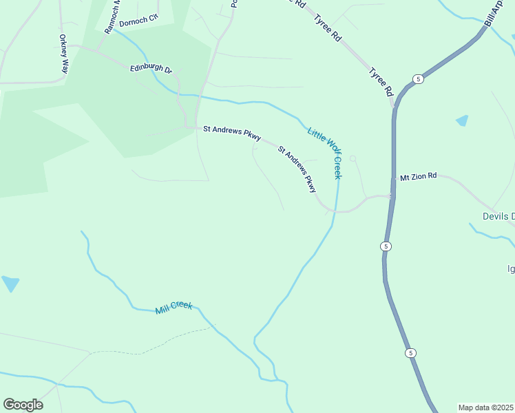 map of restaurants, bars, coffee shops, grocery stores, and more near 8397 Winston Road in Whitesburg