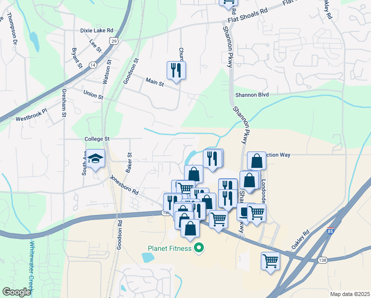 map of restaurants, bars, coffee shops, grocery stores, and more near 7623 McGillicuty Drive in Union City