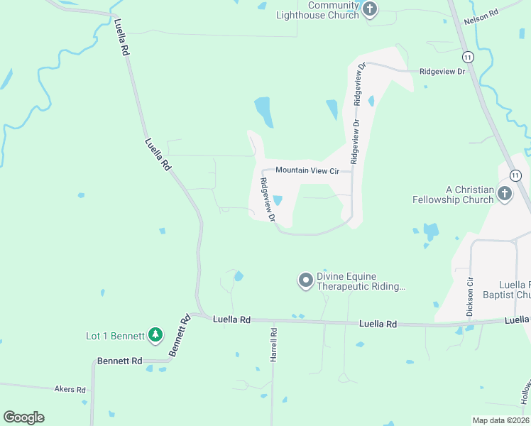 map of restaurants, bars, coffee shops, grocery stores, and more near 1213 Ridgeview Drive in Sherman