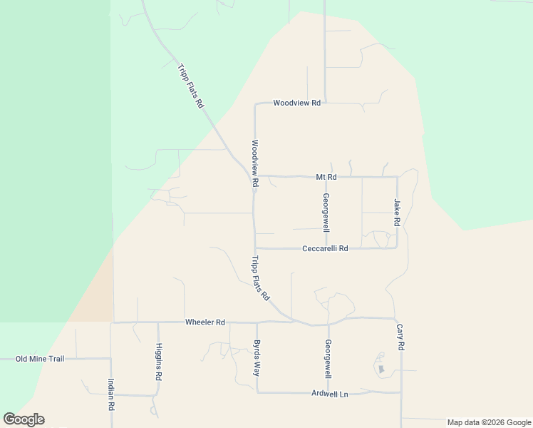 map of restaurants, bars, coffee shops, grocery stores, and more near 37650 Tripp Flats Road in Anza