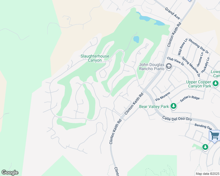 map of restaurants, bars, coffee shops, grocery stores, and more near 38441 Shoal Creek Drive in Murrieta