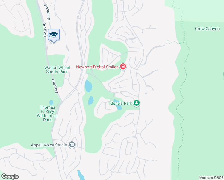 map of restaurants, bars, coffee shops, grocery stores, and more near 12 Eisenhower Lane in Coto de Caza
