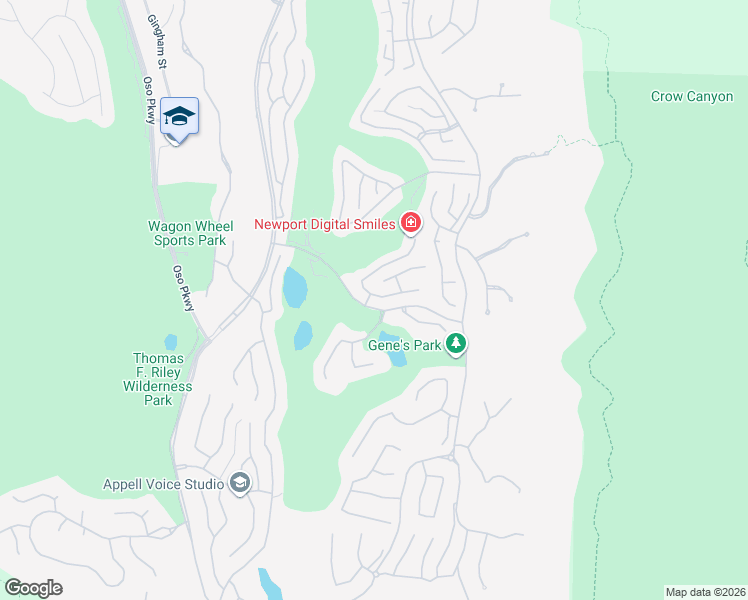 map of restaurants, bars, coffee shops, grocery stores, and more near 12 Eisenhower Lane in Coto de Caza