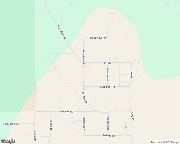 map of restaurants, bars, coffee shops, grocery stores, and more near 37650 Tripp Flats Road in Anza
