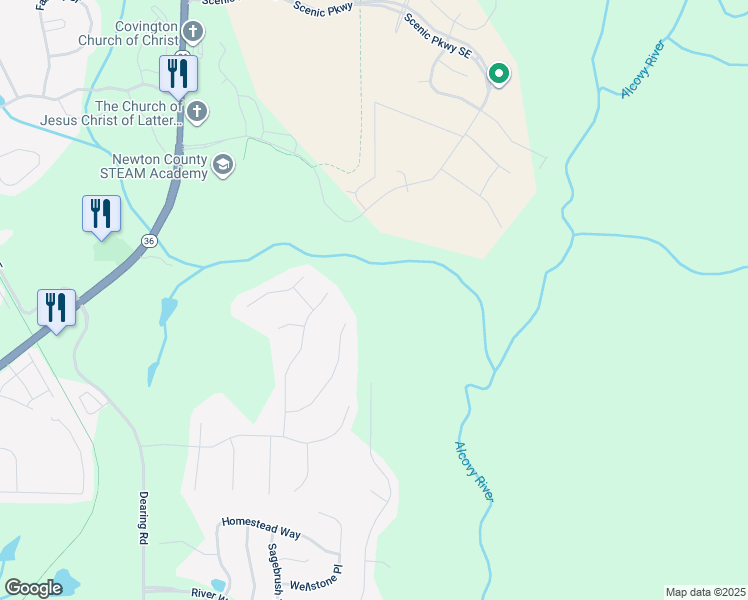 map of restaurants, bars, coffee shops, grocery stores, and more near in Covington