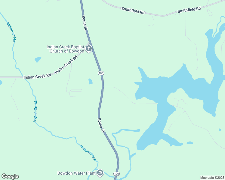map of restaurants, bars, coffee shops, grocery stores, and more near 39 Lake Drive in Bowdon