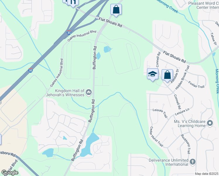 map of restaurants, bars, coffee shops, grocery stores, and more near 6538 Carriage Lane in Union City