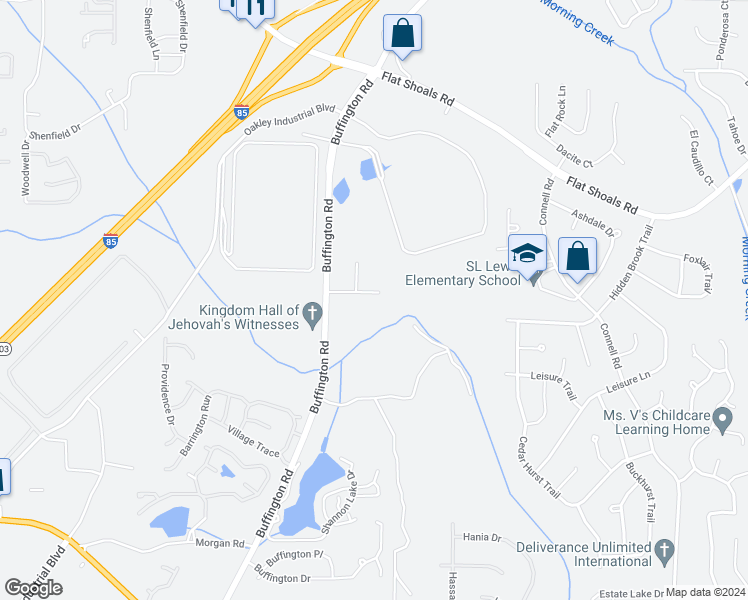 map of restaurants, bars, coffee shops, grocery stores, and more near 6538 Carriage Lane in Union City