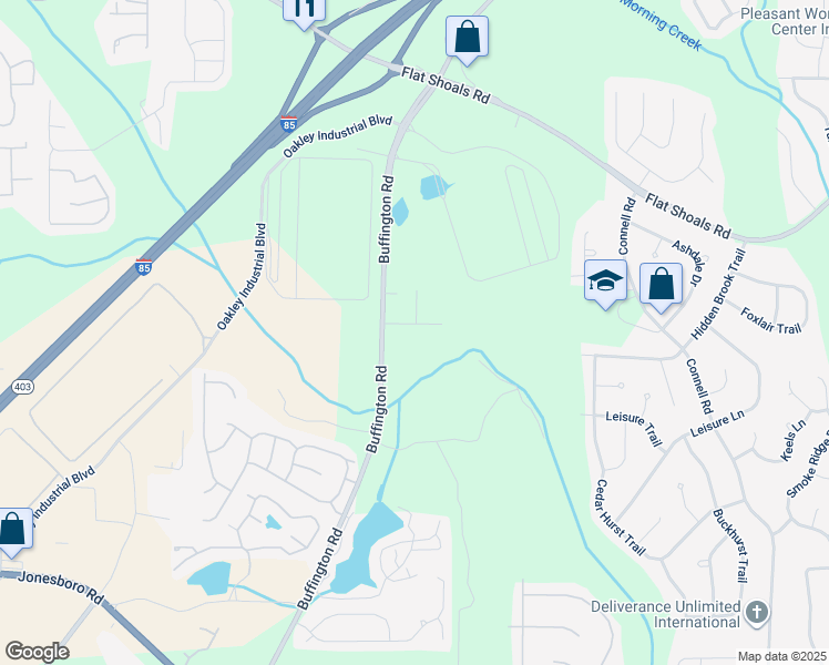 map of restaurants, bars, coffee shops, grocery stores, and more near 6558 Carriage Lane in Union City