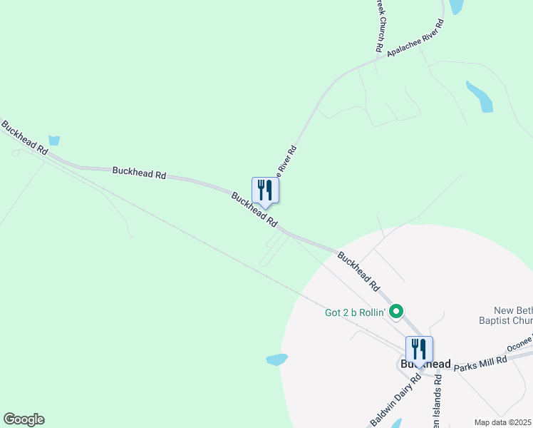 map of restaurants, bars, coffee shops, grocery stores, and more near 4420 Buckhead Road in Madison