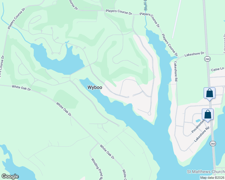 map of restaurants, bars, coffee shops, grocery stores, and more near 32 Ridge Lake Drive in Manning