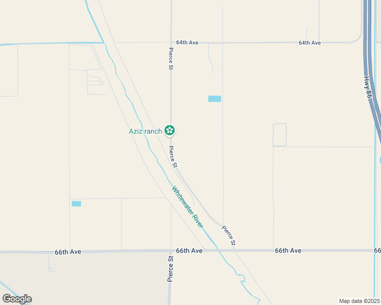 map of restaurants, bars, coffee shops, grocery stores, and more near Avenue 66 in Riverside County