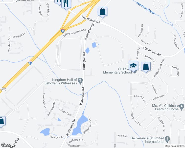 map of restaurants, bars, coffee shops, grocery stores, and more near 6584 Carriage Court in Union City