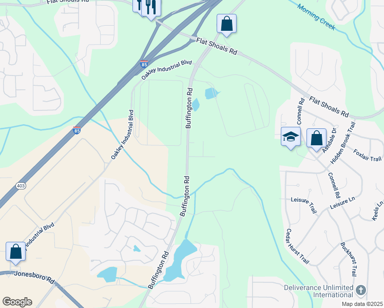 map of restaurants, bars, coffee shops, grocery stores, and more near 6558 Carriage Lane in Union City