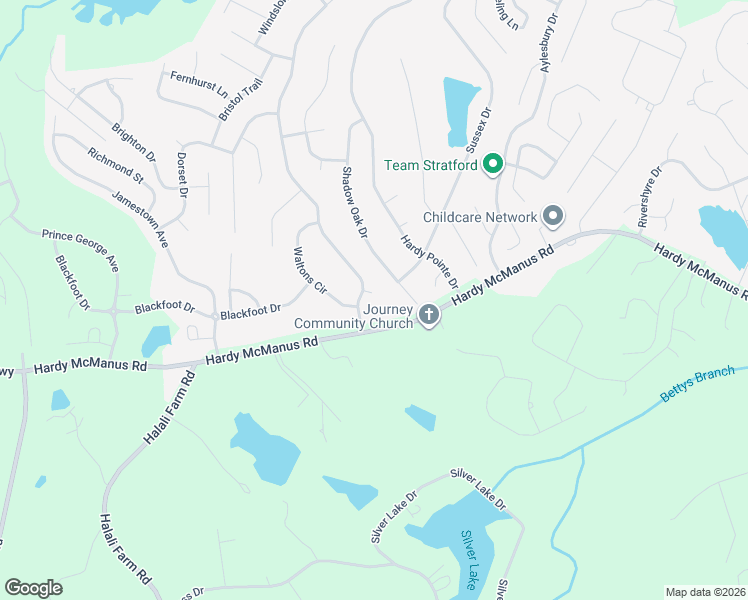 map of restaurants, bars, coffee shops, grocery stores, and more near 4795 Hardy McManus Road in Evans