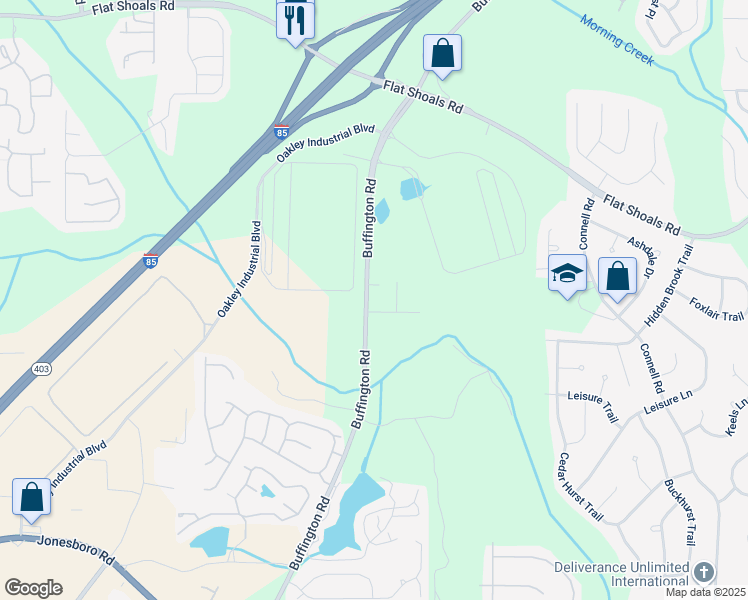 map of restaurants, bars, coffee shops, grocery stores, and more near 6558 Carriage Lane in Union City