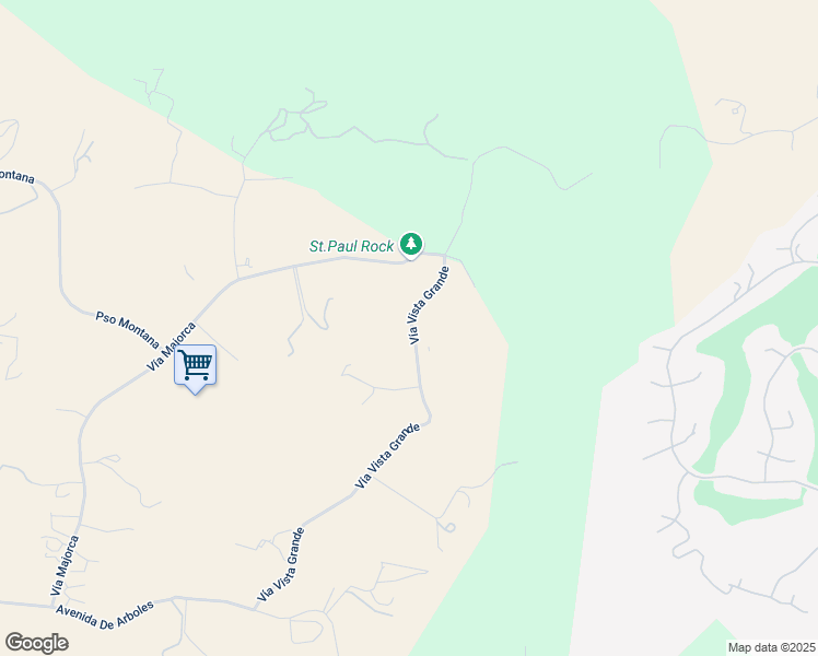 map of restaurants, bars, coffee shops, grocery stores, and more near 38155 Vía Vista Grande in Murrieta