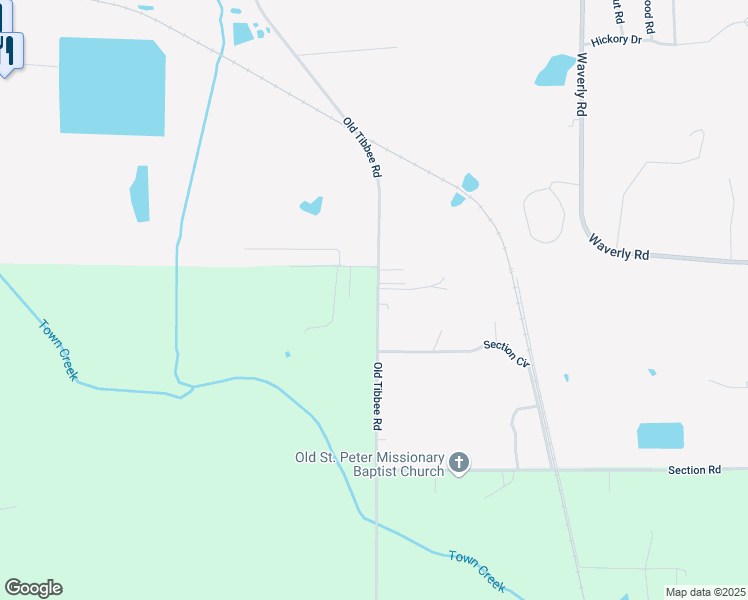 map of restaurants, bars, coffee shops, grocery stores, and more near 2361 Old Tibbee Road in West Point