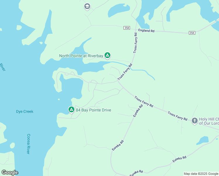map of restaurants, bars, coffee shops, grocery stores, and more near 181 Lighthouse Lane in Lincoln