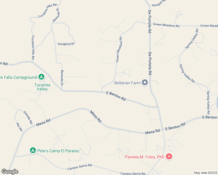 map of restaurants, bars, coffee shops, grocery stores, and more near 38320 Green Meadow Road in Temecula