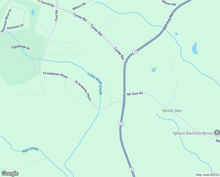 map of restaurants, bars, coffee shops, grocery stores, and more near 8315 Loch Lomand Ln in Douglas County