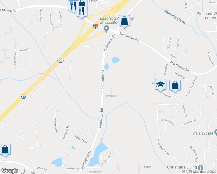 map of restaurants, bars, coffee shops, grocery stores, and more near 6569 Carriage Court in Union City
