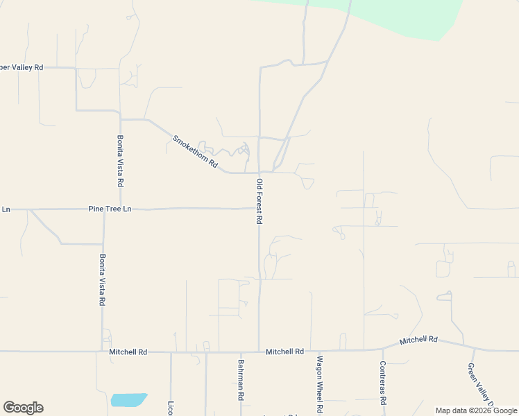 map of restaurants, bars, coffee shops, grocery stores, and more near Old Forest Road in Anza