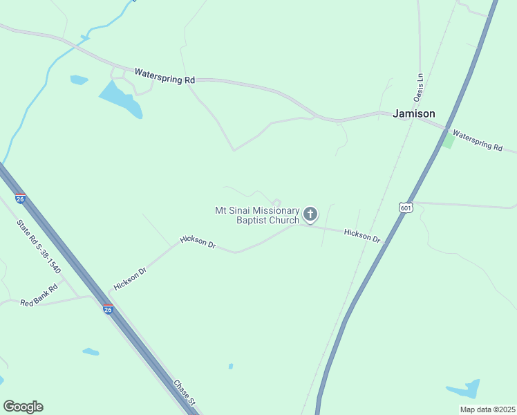 map of restaurants, bars, coffee shops, grocery stores, and more near 123 Dunning Drive in Orangeburg