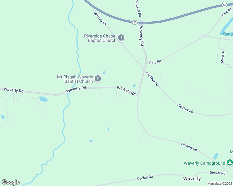 map of restaurants, bars, coffee shops, grocery stores, and more near Ivy Drive in Clay County