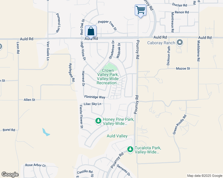 map of restaurants, bars, coffee shops, grocery stores, and more near 37413 Starflower Drive in Murrieta