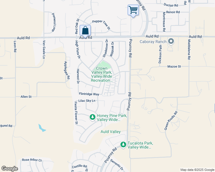 map of restaurants, bars, coffee shops, grocery stores, and more near 37413 Starflower Drive in Murrieta