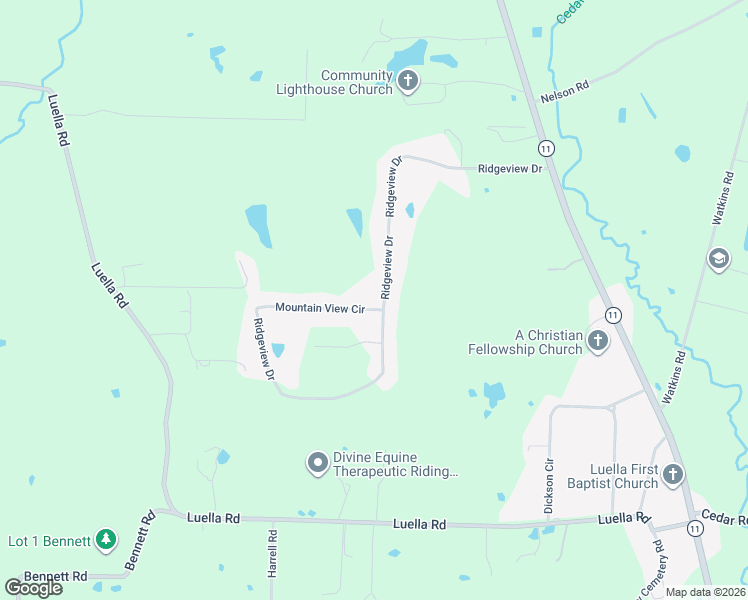 map of restaurants, bars, coffee shops, grocery stores, and more near 733 Ridgeview Drive in Sherman