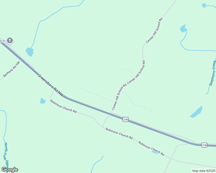 map of restaurants, bars, coffee shops, grocery stores, and more near 207 Center Hill School Road in Union Point
