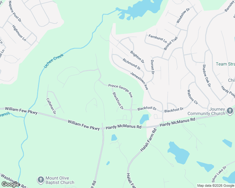 map of restaurants, bars, coffee shops, grocery stores, and more near 1128 Blackfoot Drive in Evans