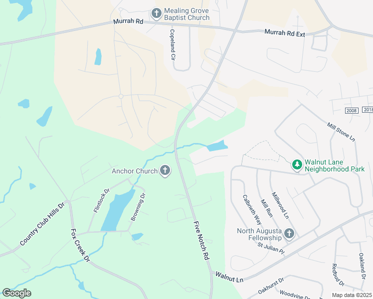 map of restaurants, bars, coffee shops, grocery stores, and more near 774 State Highway S-19-225 in North Augusta