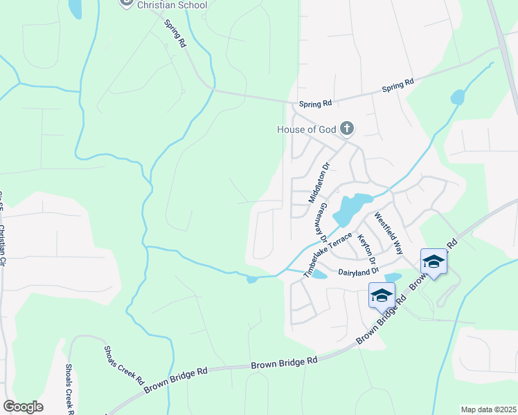 map of restaurants, bars, coffee shops, grocery stores, and more near 280 McGiboney Lane in Covington
