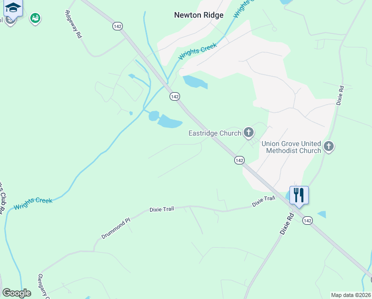 map of restaurants, bars, coffee shops, grocery stores, and more near 70 Vinny's Terrace in Covington