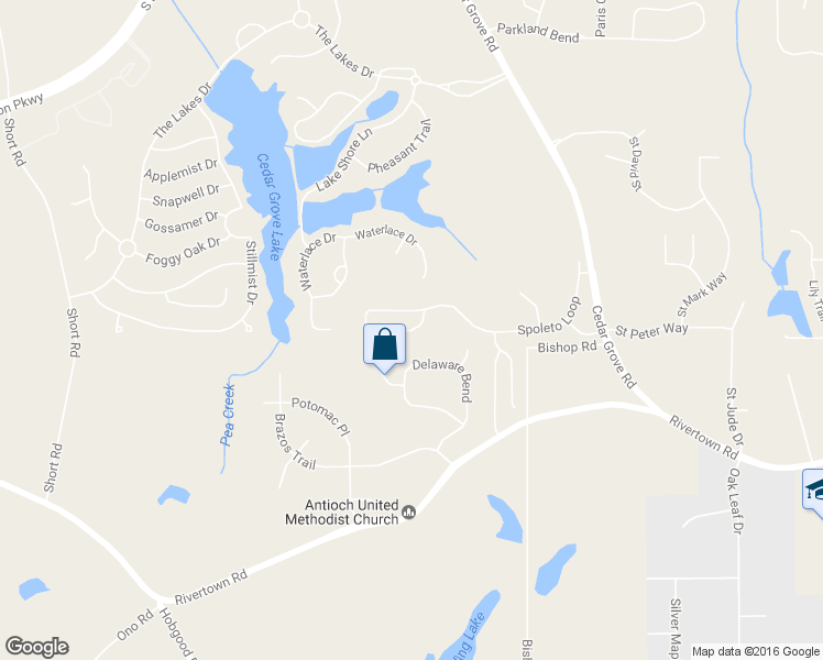 map of restaurants, bars, coffee shops, grocery stores, and more near 7454 Spoleto Loop in Fairburn