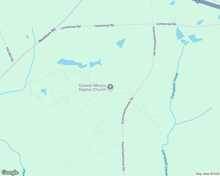 map of restaurants, bars, coffee shops, grocery stores, and more near Twin Lakes Road in Morgan County