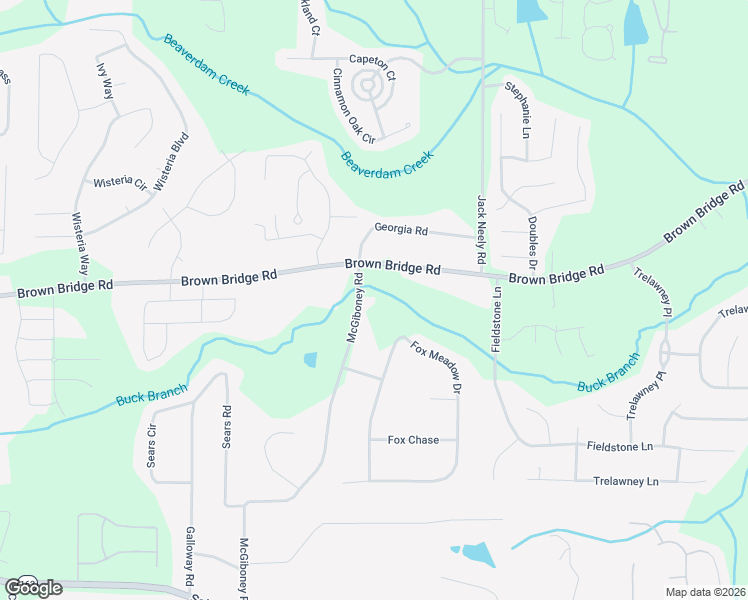 map of restaurants, bars, coffee shops, grocery stores, and more near 492 McGiboney Road in Covington